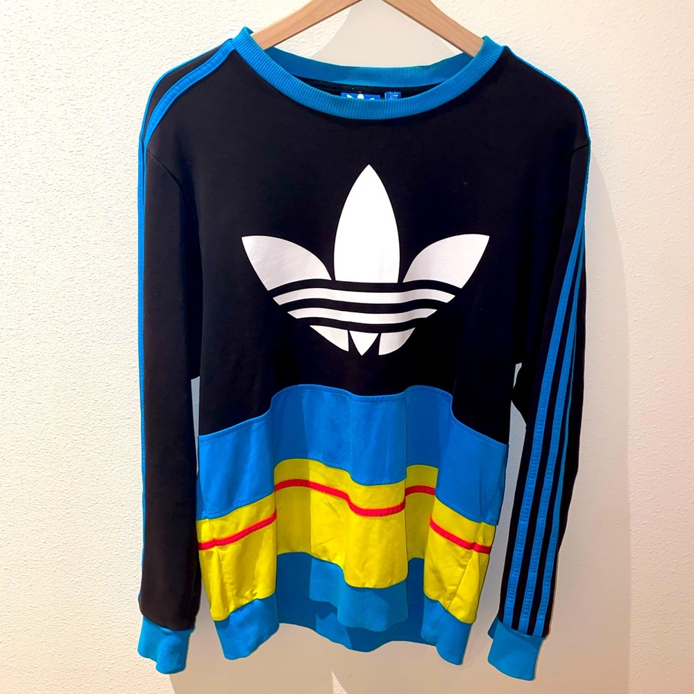 Large Adidas Mens Hoodless Sweatshirt